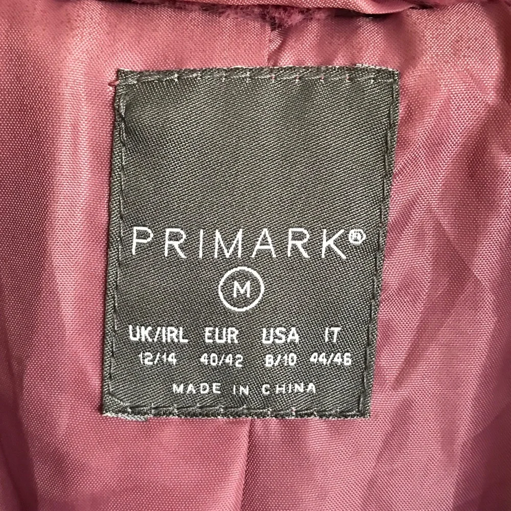 PRIMARK Faux Fur Pink Coat Oversized Teddy Jacket Women’s Size Medium - Picture 8 of 16